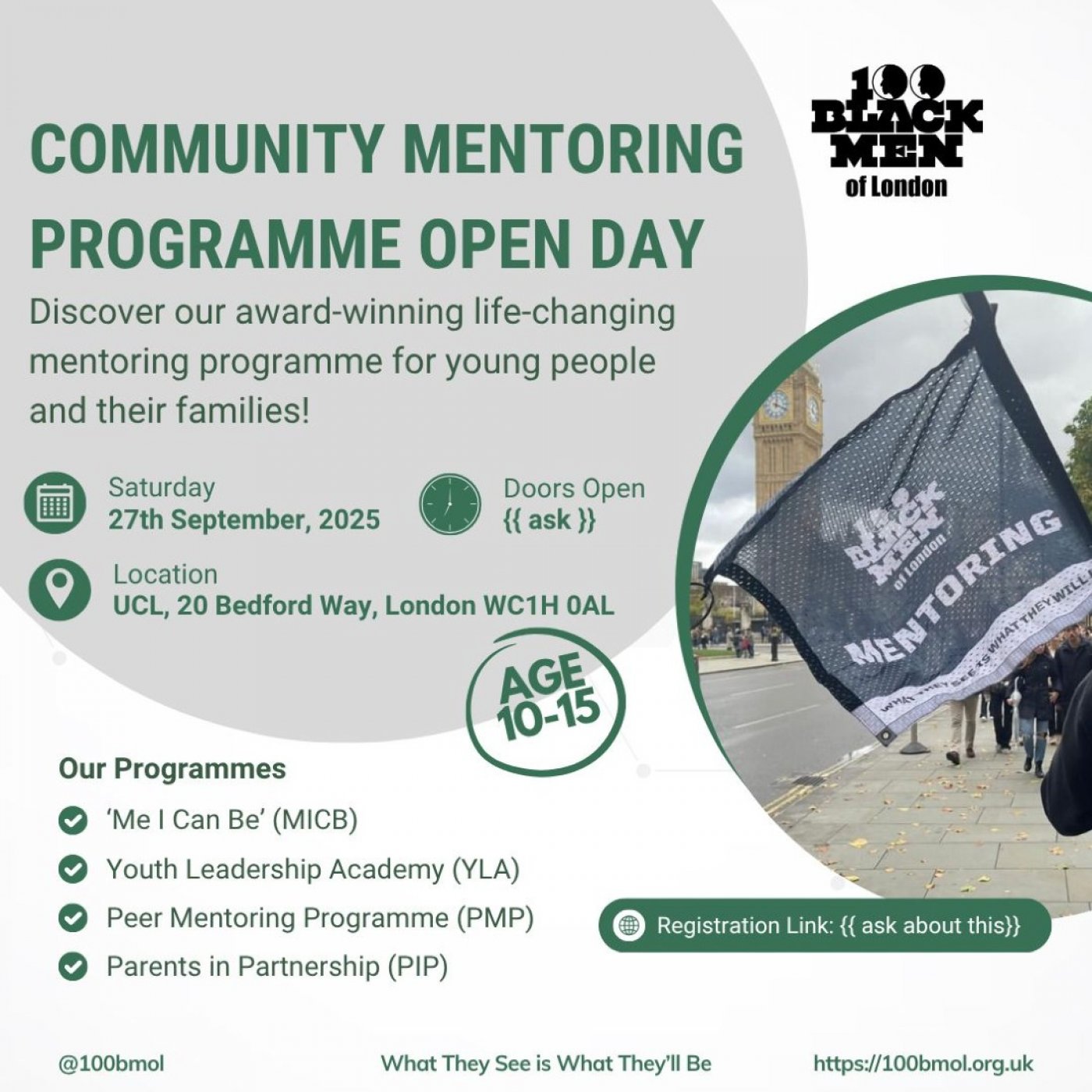 2025 Community Mentoring Programme - Open Day