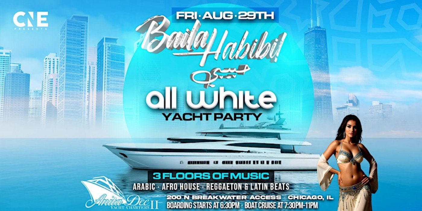 Habibi All White Yacht Party