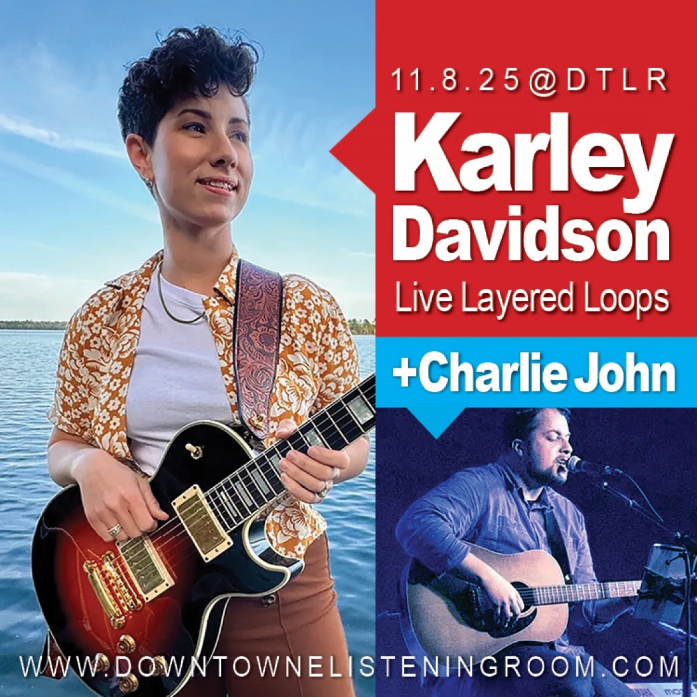 LIVE LOOPING FOLK-POP: Karley Davidson & Charlie John
