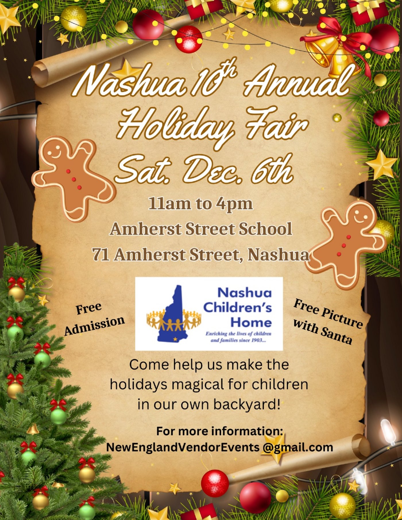 Nashua 10th Annual Holiday Fair
