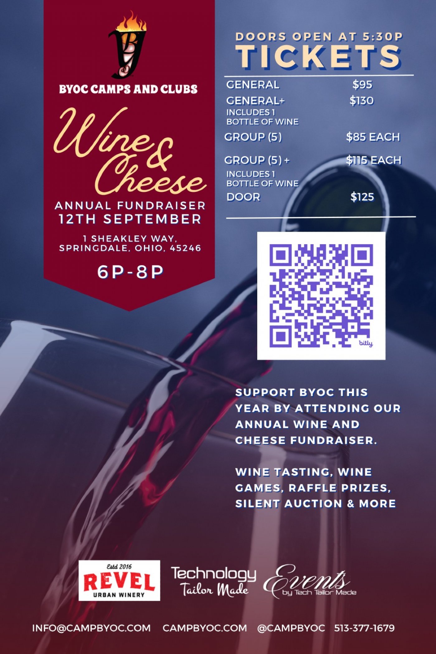 BYOC Wine and Cheese Fundraiser