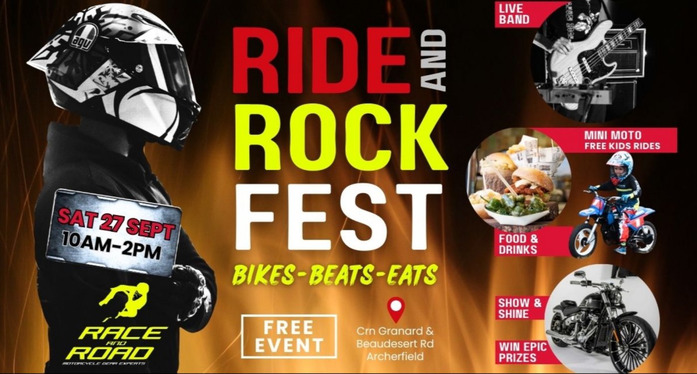 RIDE and ROCK Fest - \ufe0fBikes, Beats & Eats