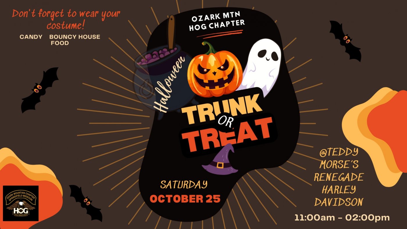 5th Annual Trunk or Treat hosted by the Ozark Mtn HOG Chapter