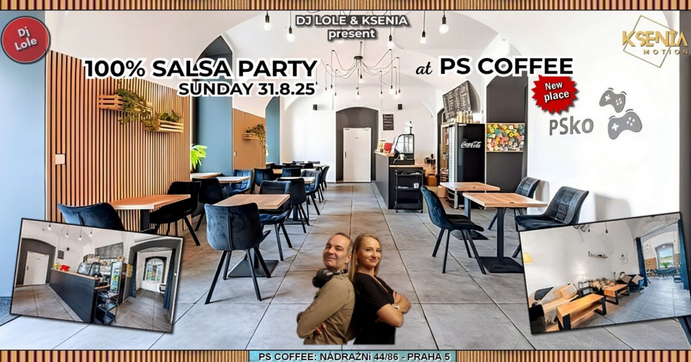 100% Salsa party at Waf Caf\u00e9