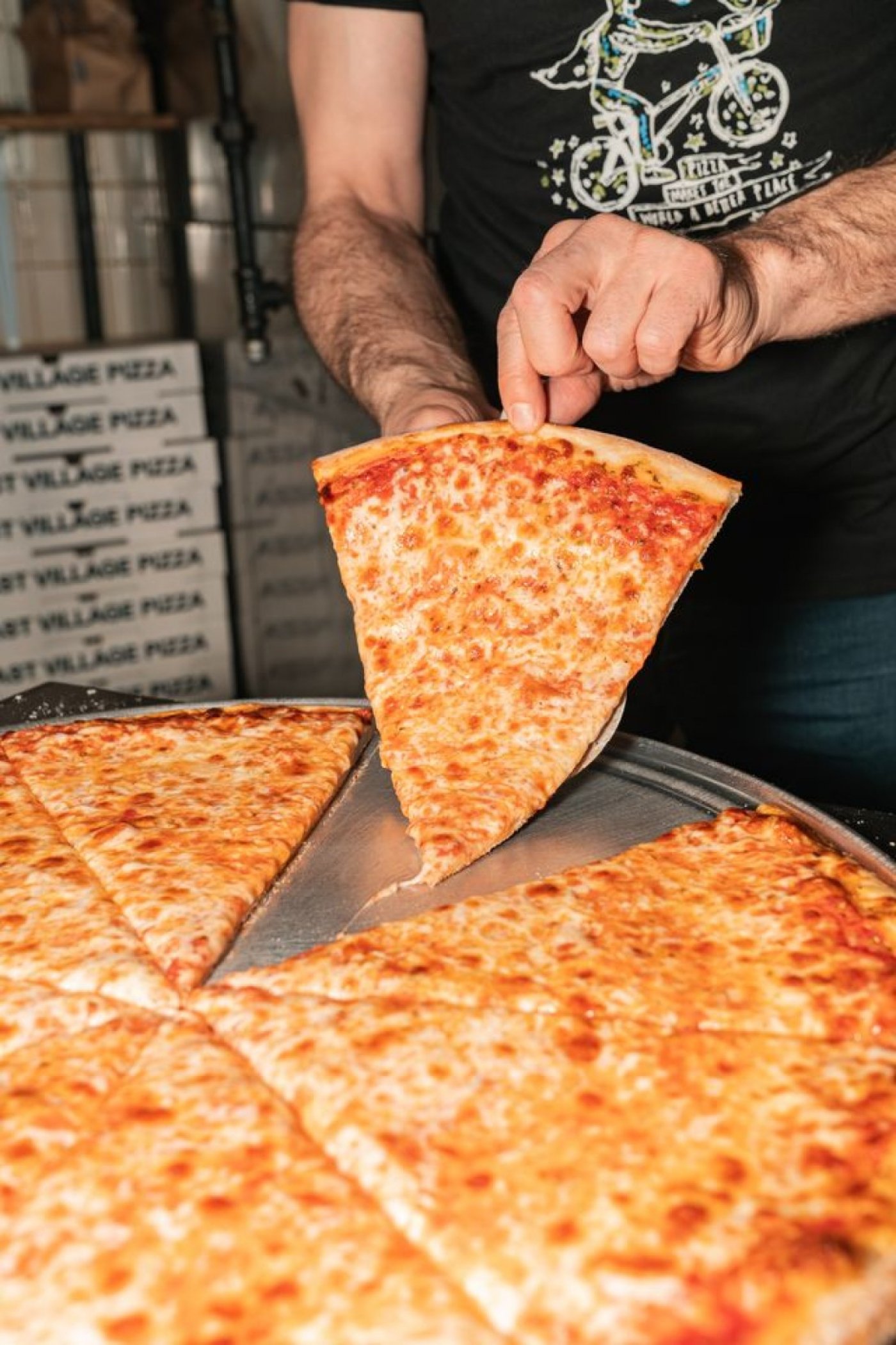 East Village Pizza National Cheese Pizza Day Giveaway