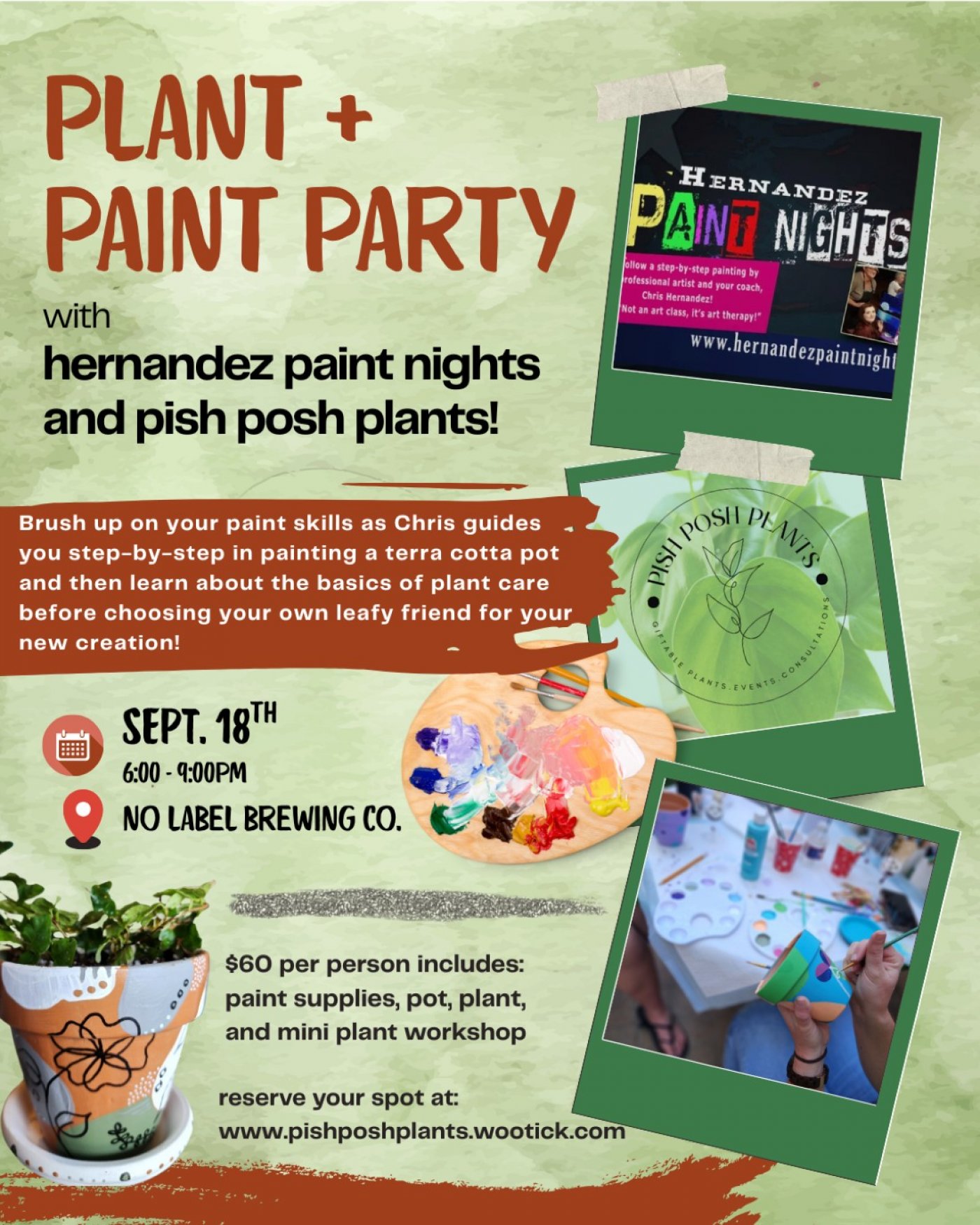 Plant + Paint Party with Chris Hernandez!