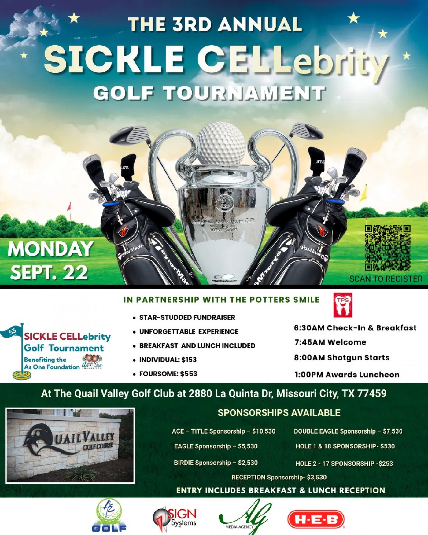 The 3rd Annual SICKLE CELLebrity Golf Tournament