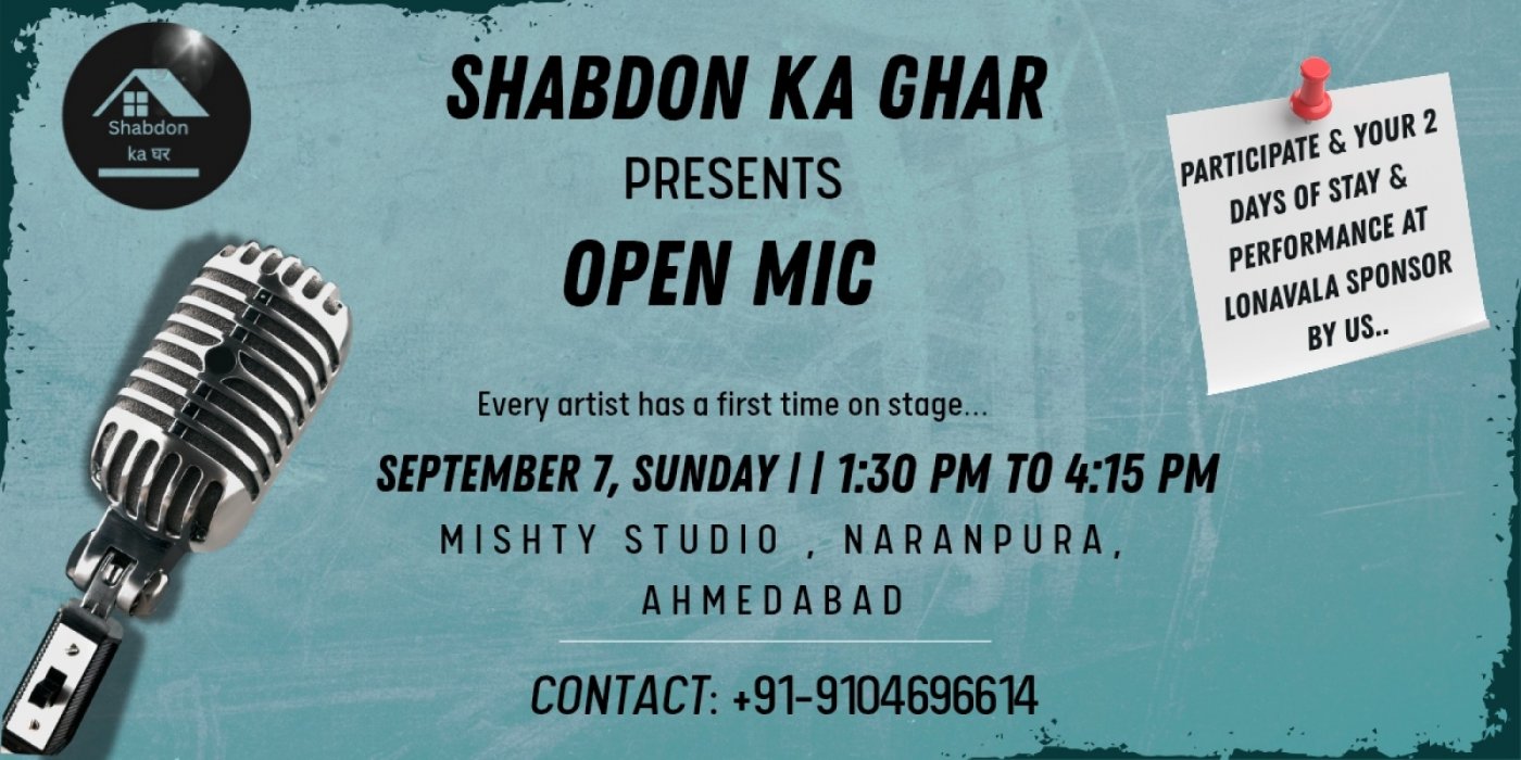 SHABDON KA GHAR OPEN MIC