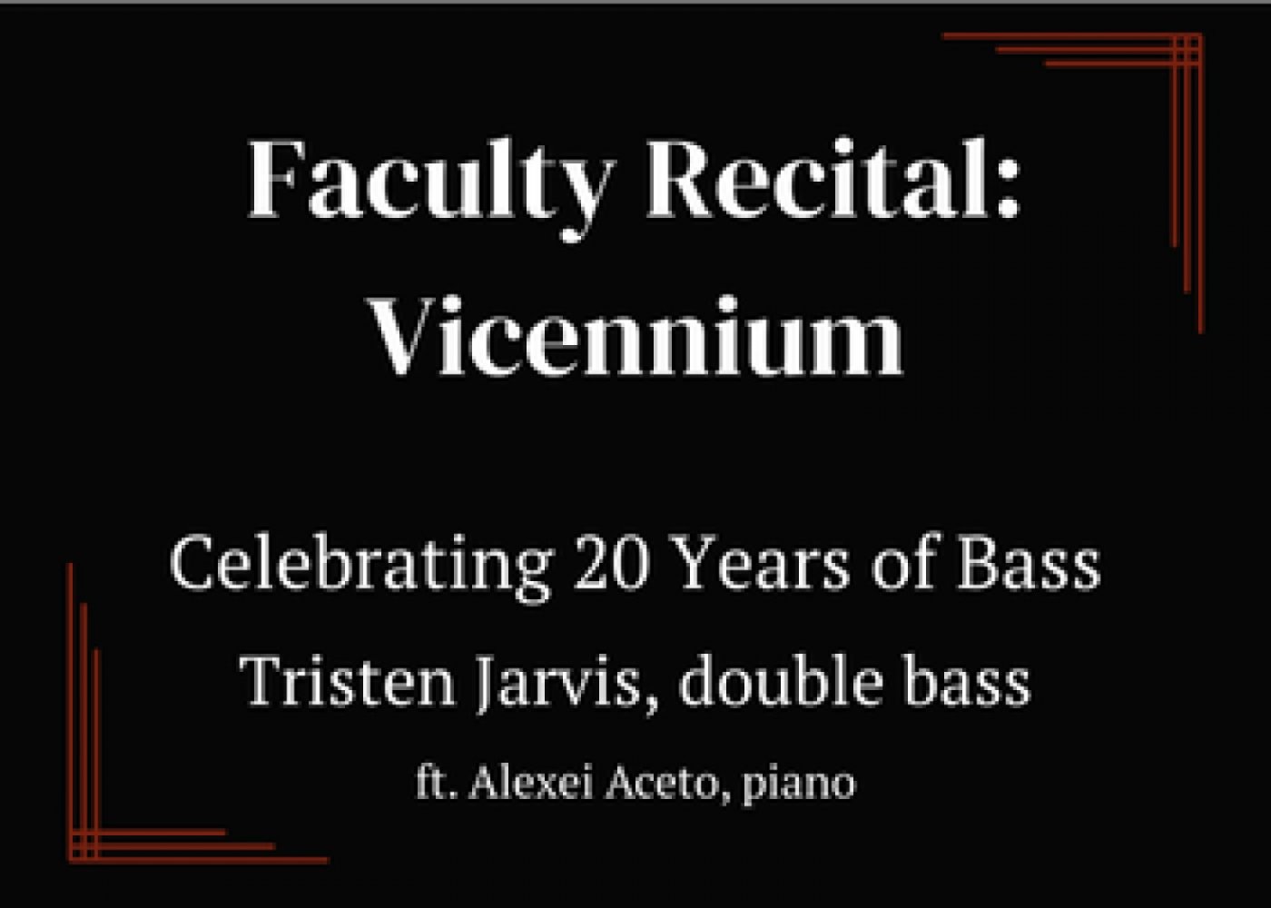 Tristen Jarvis, double bass
