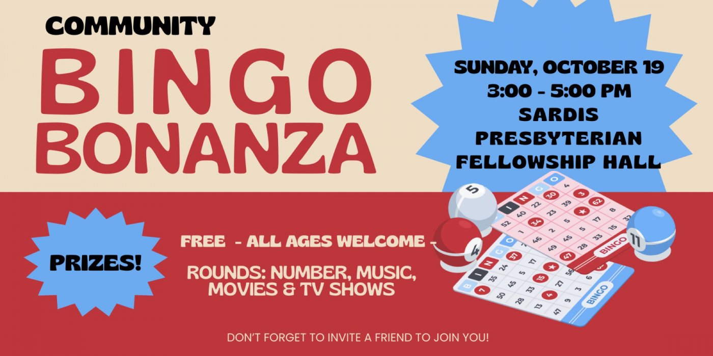 Community Bingo Bonanza!