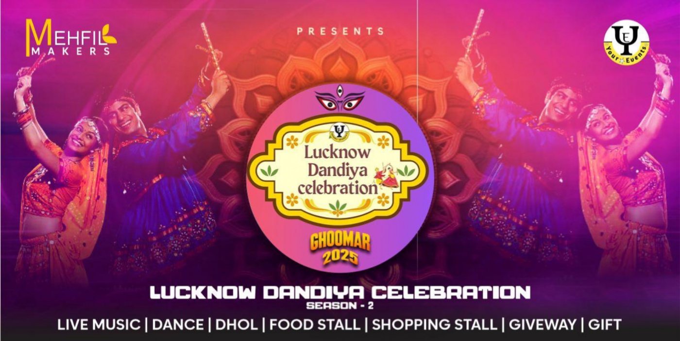 Ghoomar 2k25 Lucknow Dandiya Celebration