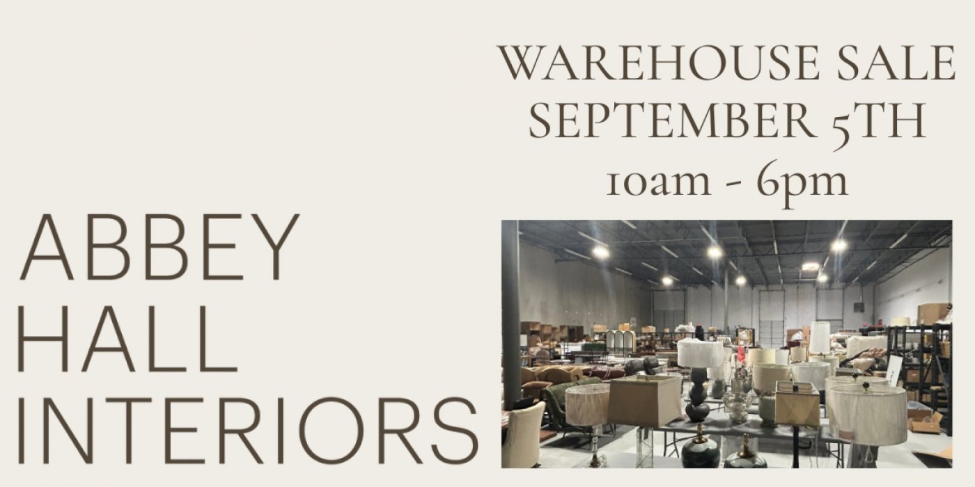 Abbey Hall Interiors Warehouse Sale