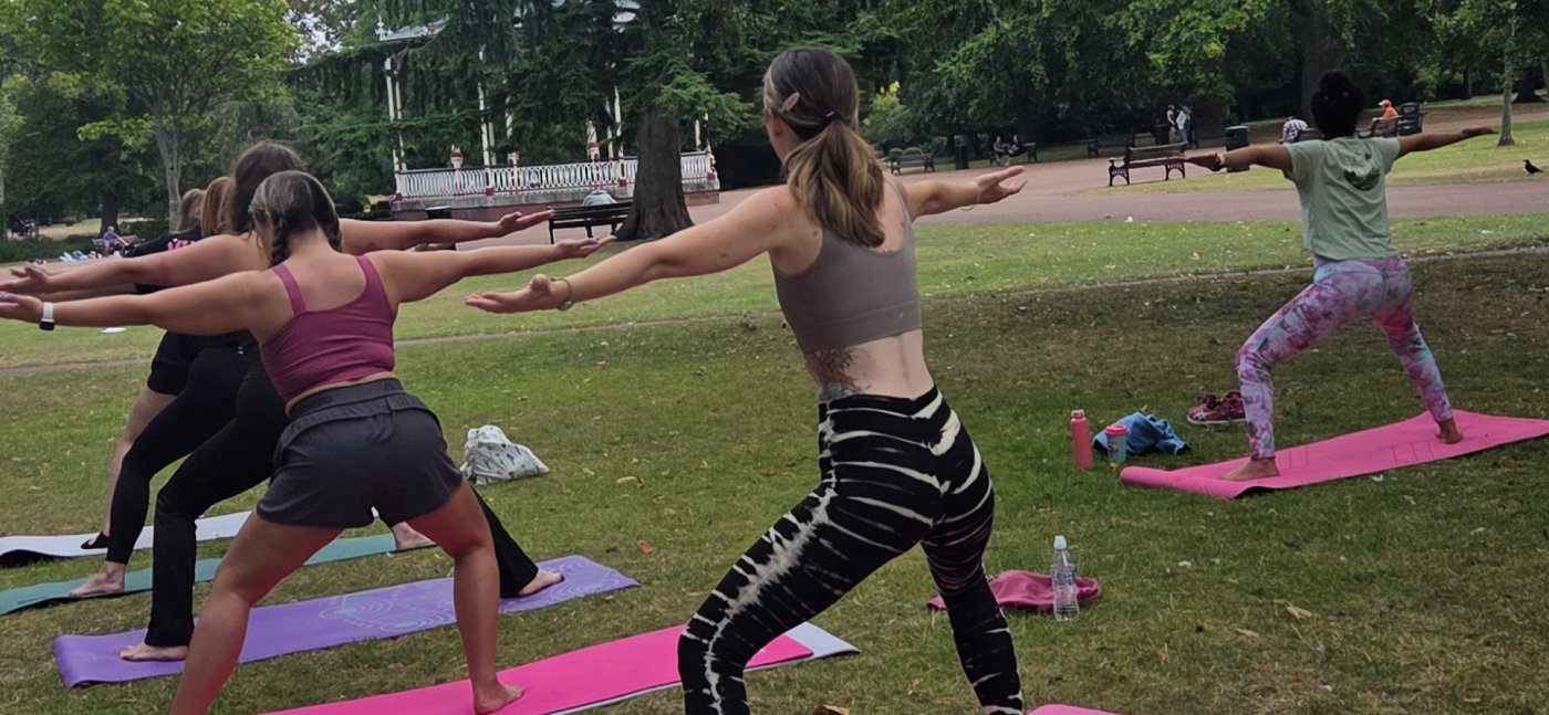 Yoga in the park - Bantock park, Wolverhampton