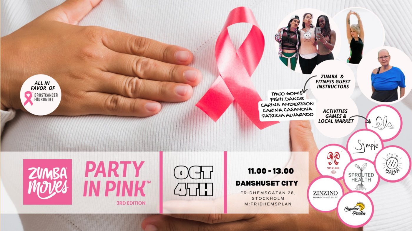 Zumba Party in Pink, 3rd Edition in Fridhemsplan
