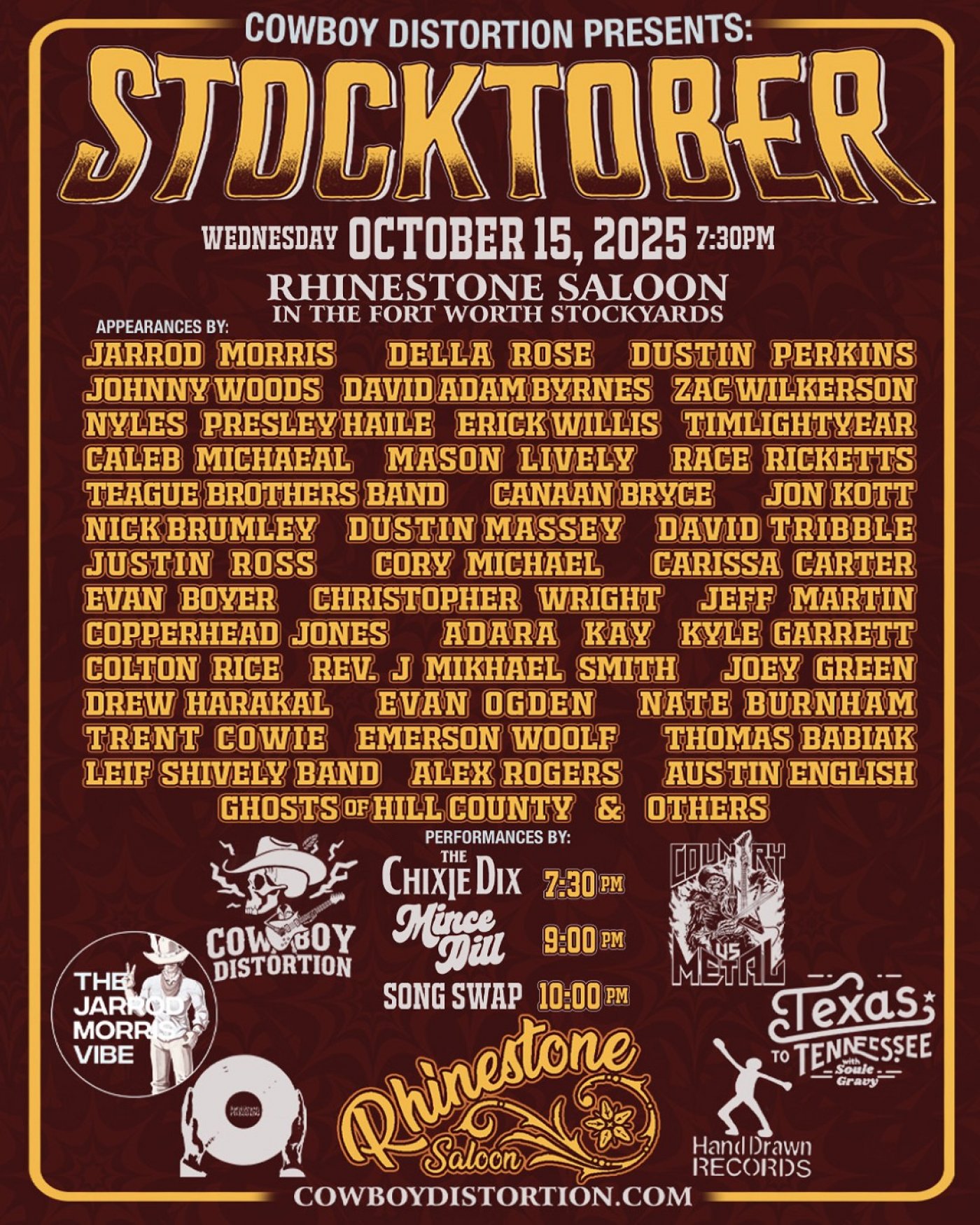 Stocktober at the Rhinestone Saloon