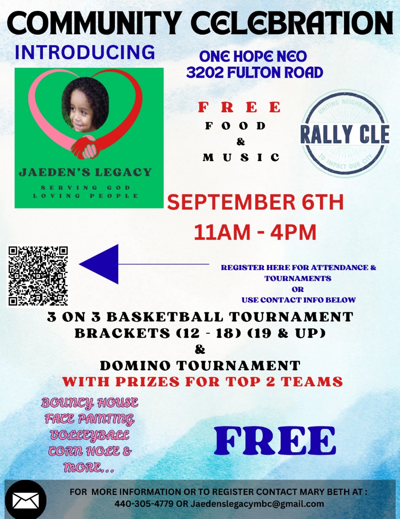 COMMUNITY CELEBRATION INTRODUCING JAEDEN'S LEGACY