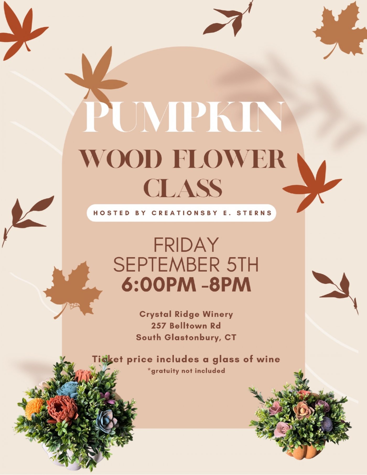 Pumpkin Wood Flower