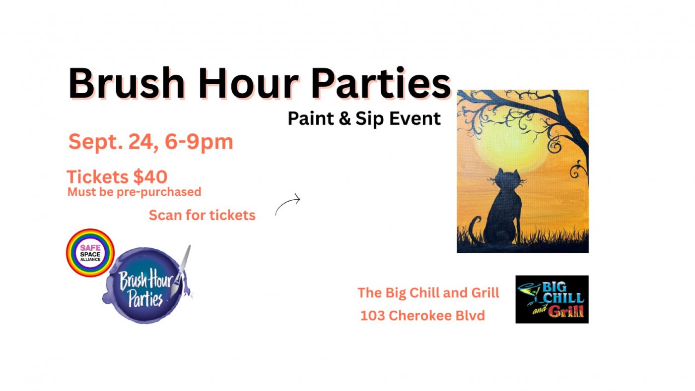Paint and Sip Event with Brush Hour Parties