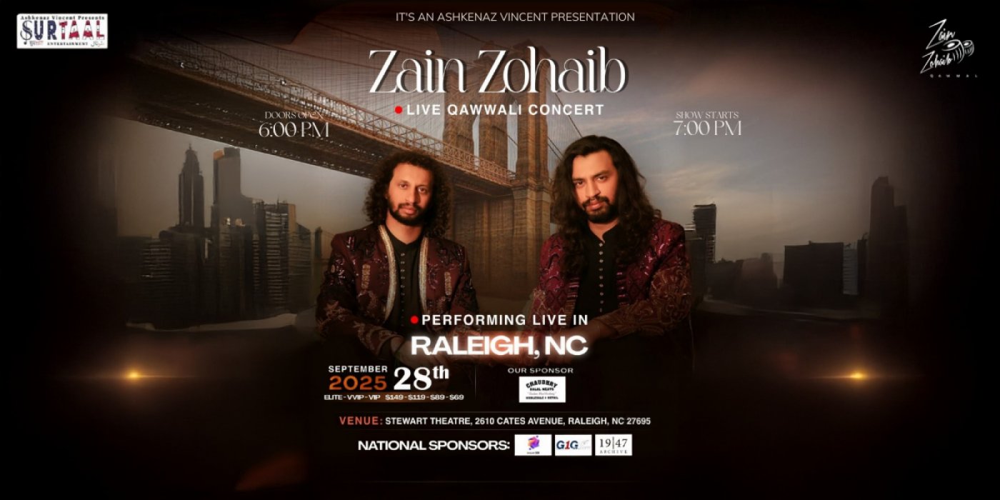 Zain Zohaib Qawwali Mehfil in RALEIGH, NC