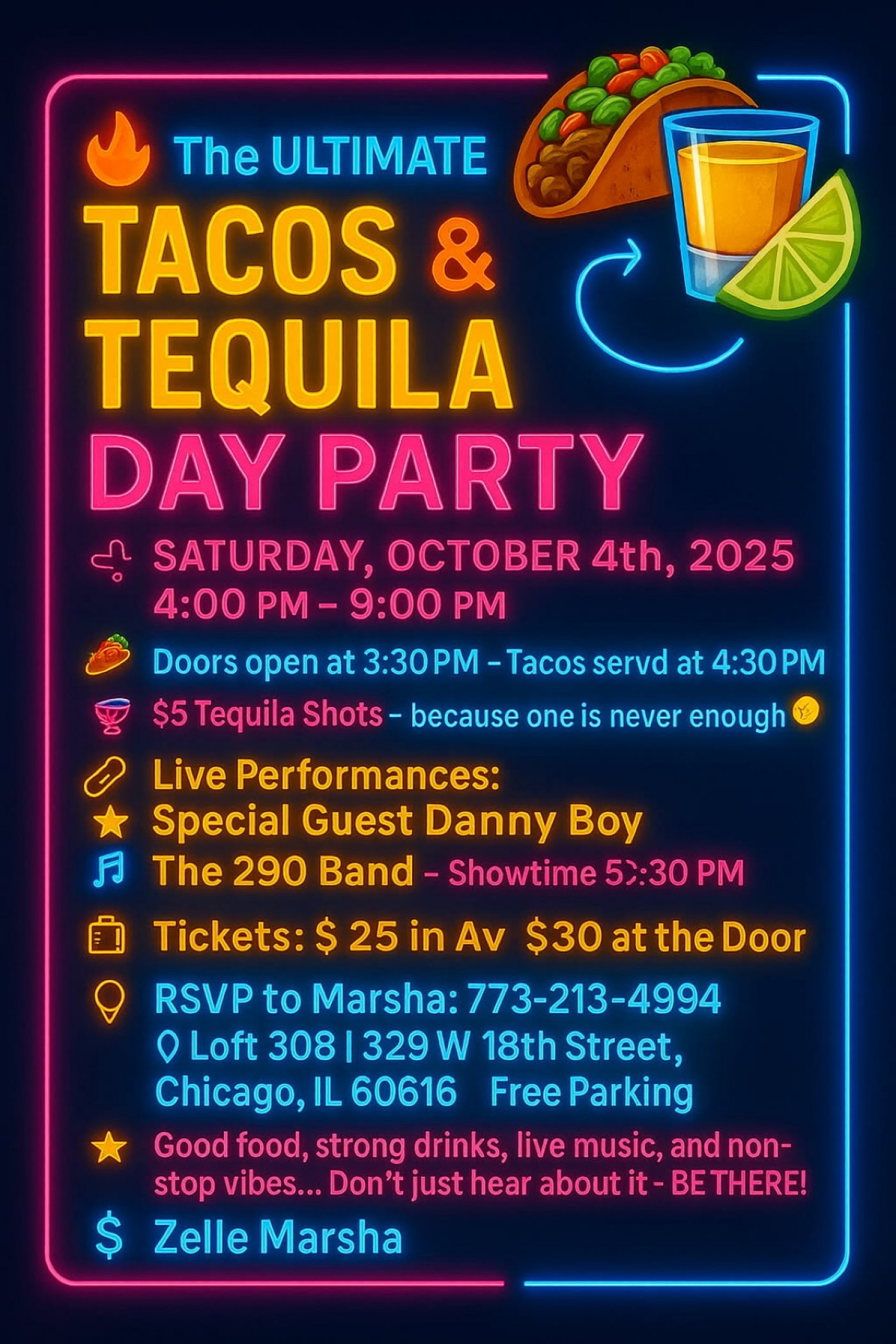 The Ultimate Tacos & Tequila Day Party
