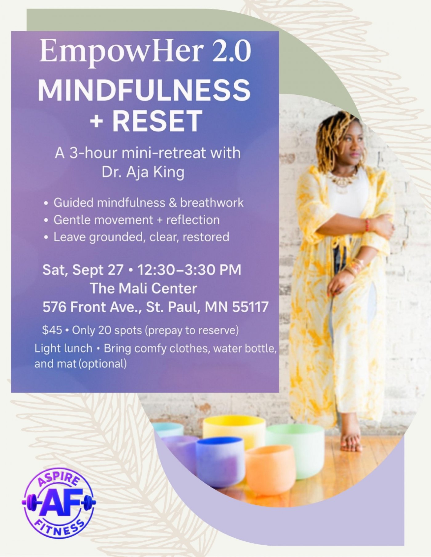 EmpowHer 2.0: Mindfulness + Reset