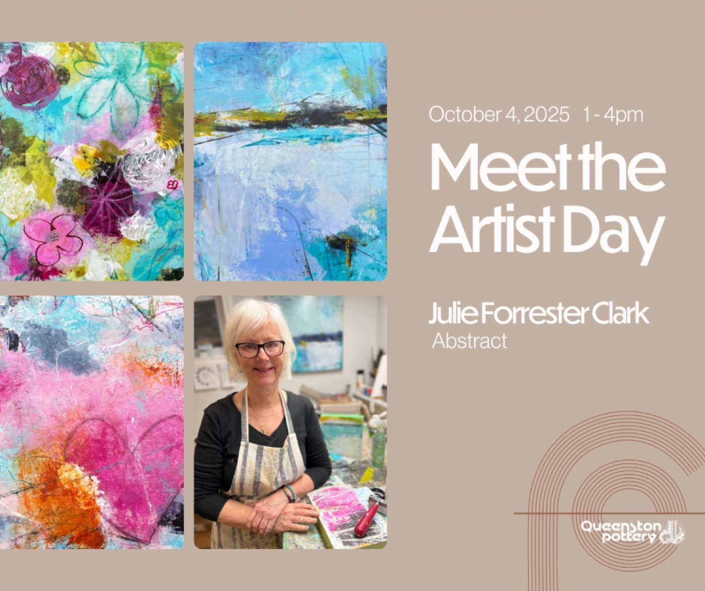 Meet the Artist Day at Queenston Pottery with Julie Forrester Clark