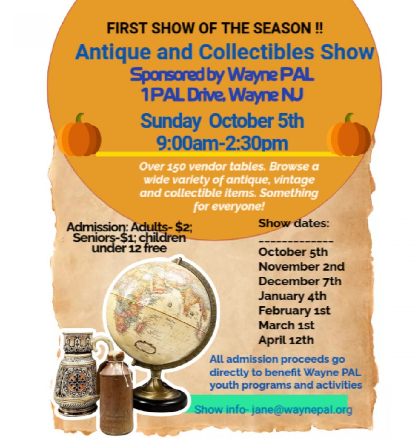 Wayne PAL Antique and Collectibles Show Fundraiser