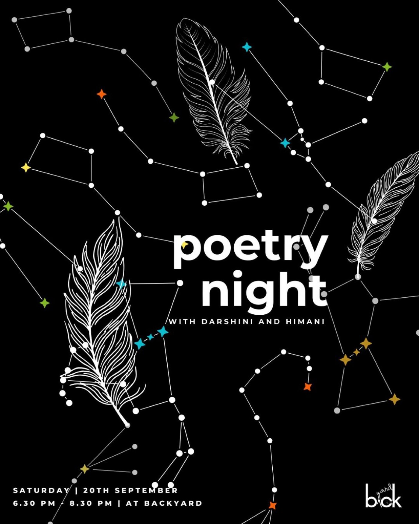\u2728Poetry Night at Backyard \u2728