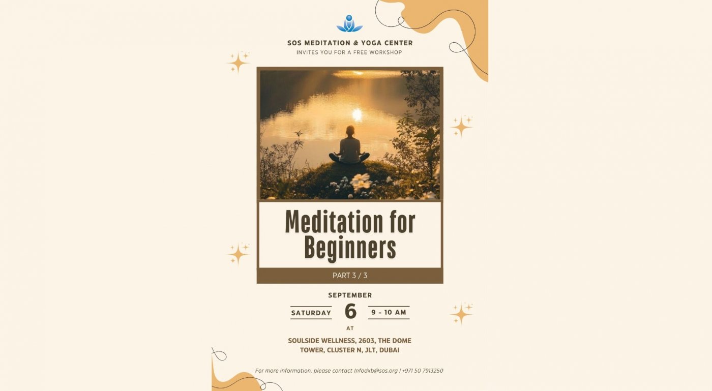 Meditation for Beginners Series (Part 3 of 3)