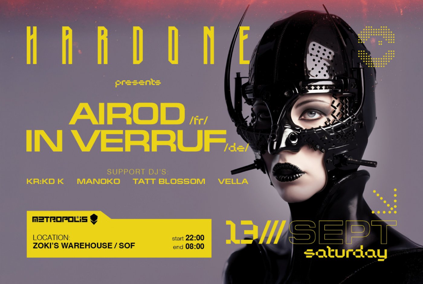 METROPOLIS :: HARDONE pres. AIROD\/France & IN VERRUF\/Germany