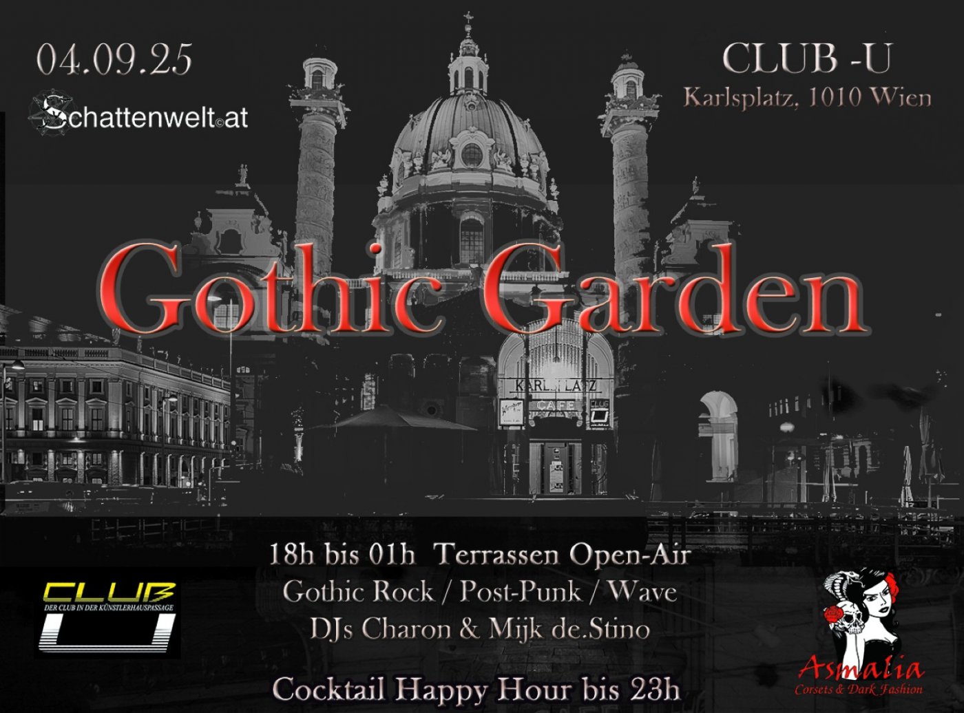 Gothic Garden am Karlsplatz