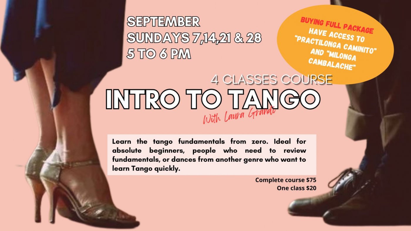 Introduction to Tango--for everyone--Sundays 5pm Somerville