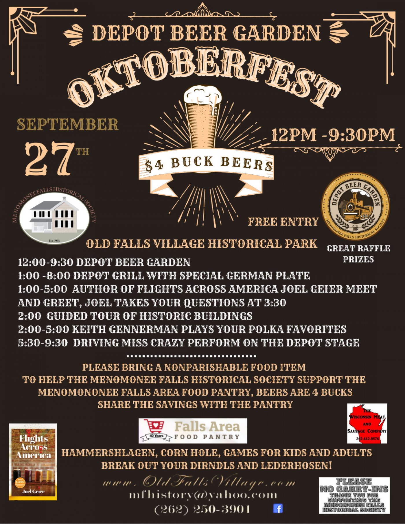 Menomonee Falls Historical Society Oktoberfest