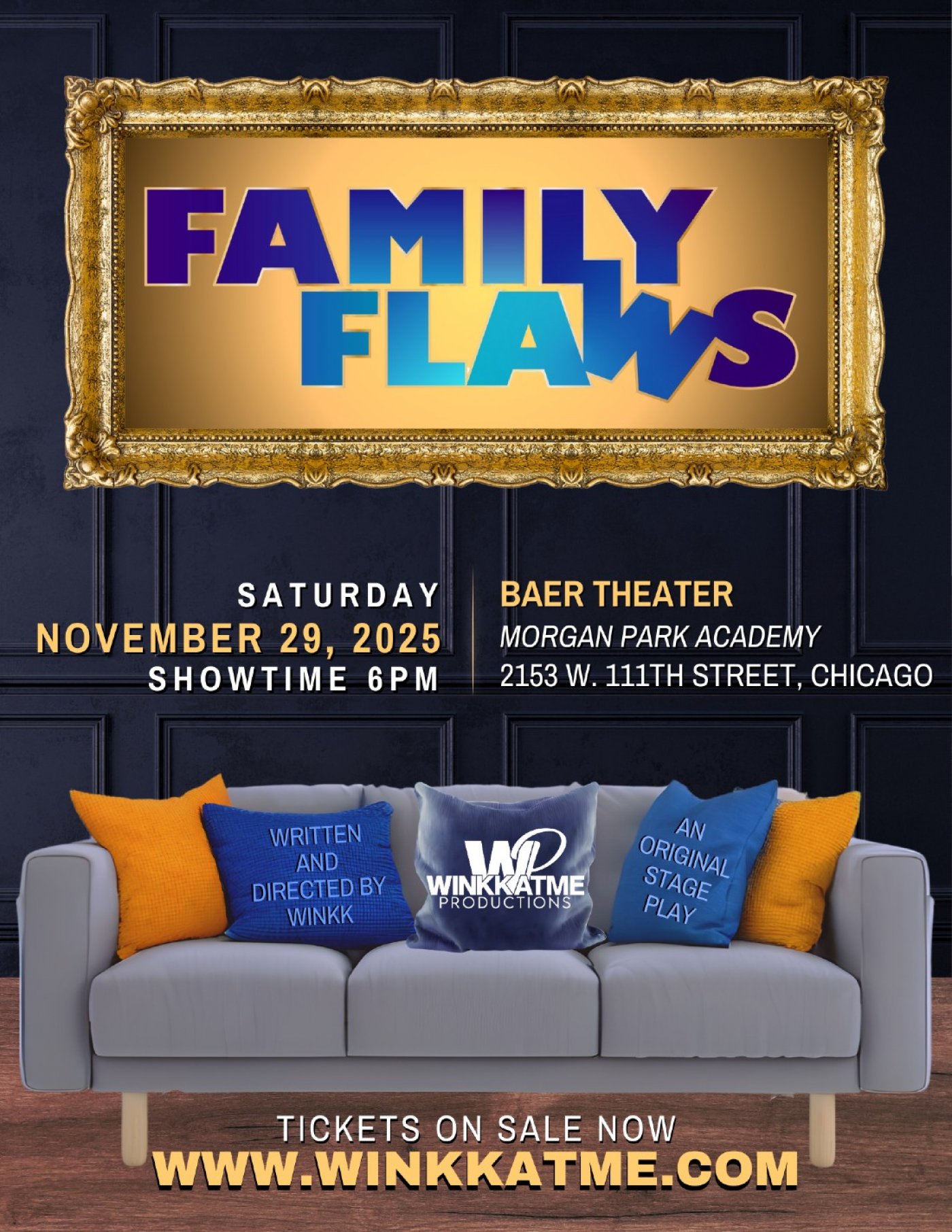 FAMILY FLAWS Stage Play
