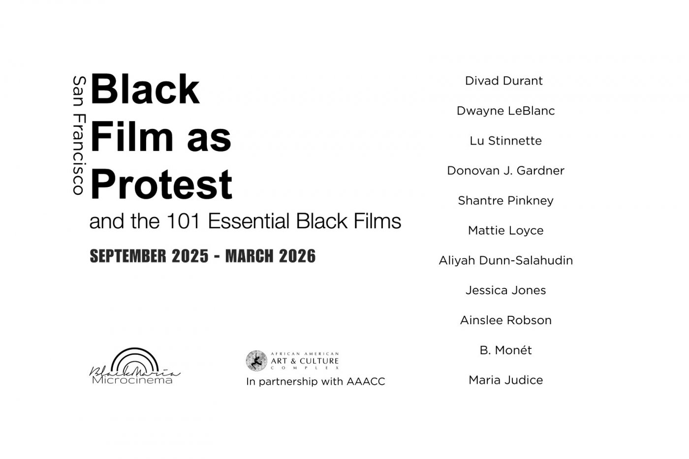 Black Film as Protest: Dwayne LeBlanc