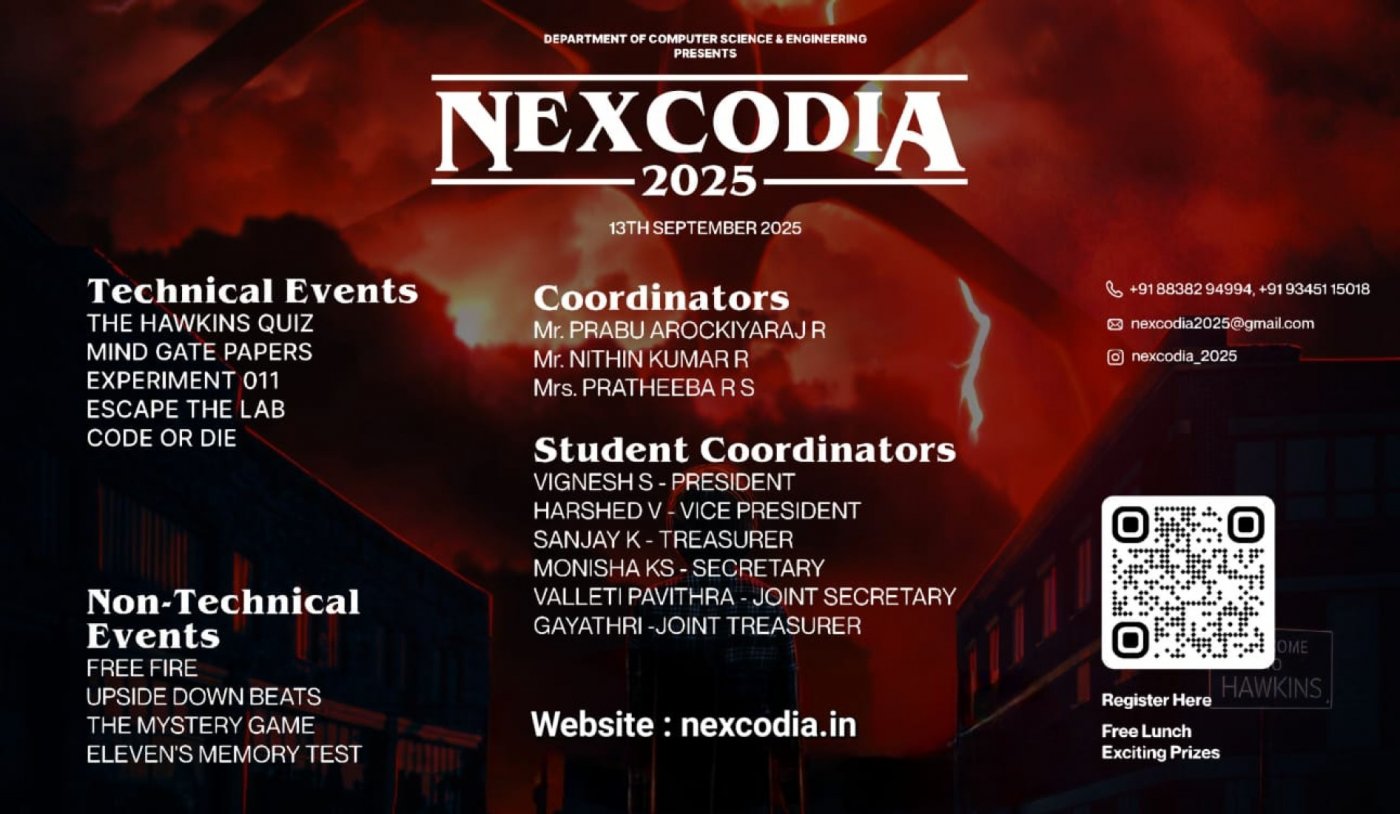 NEXCODIA - National level Symposium Event