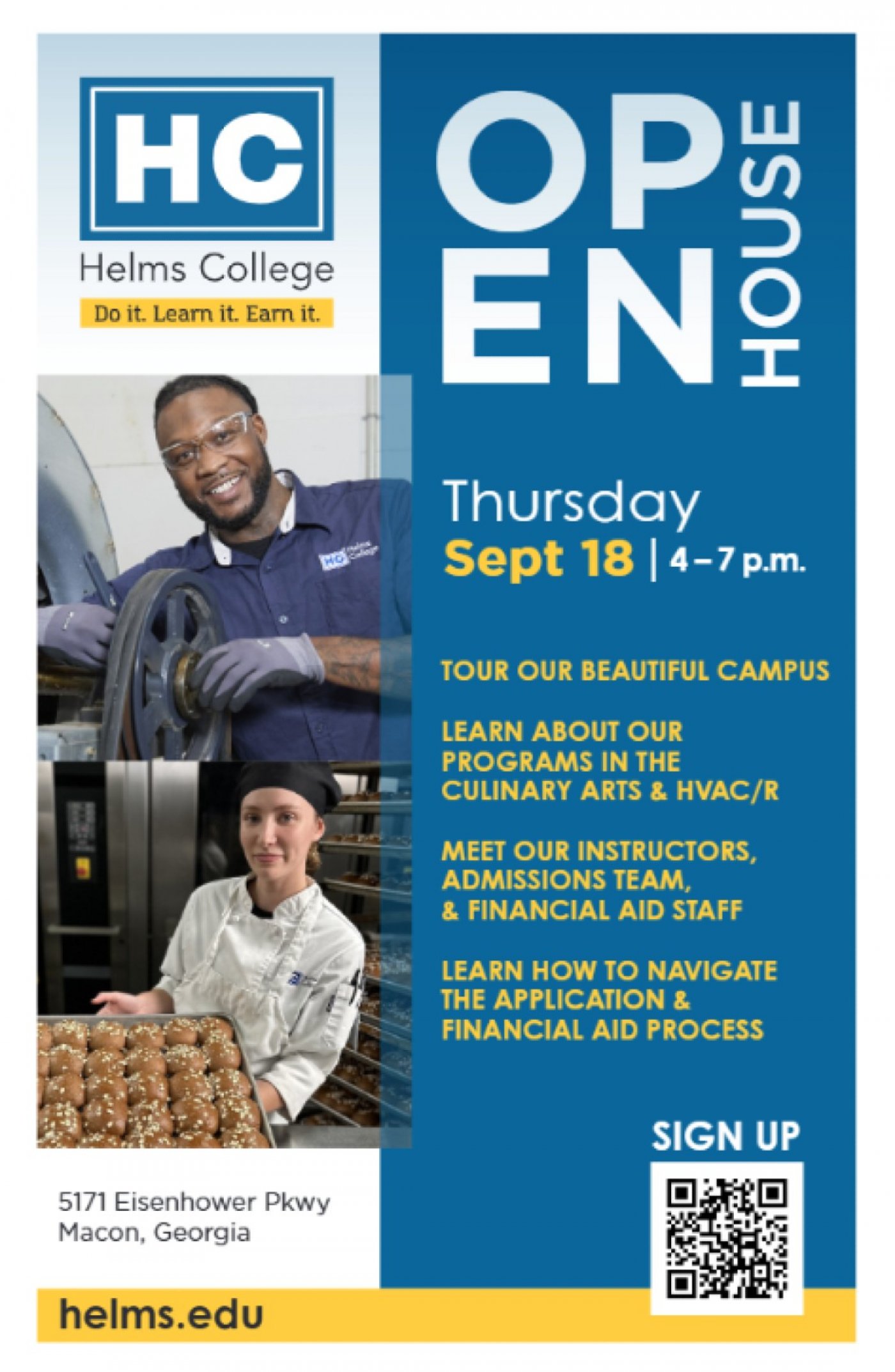Open House - Helms College - Macon