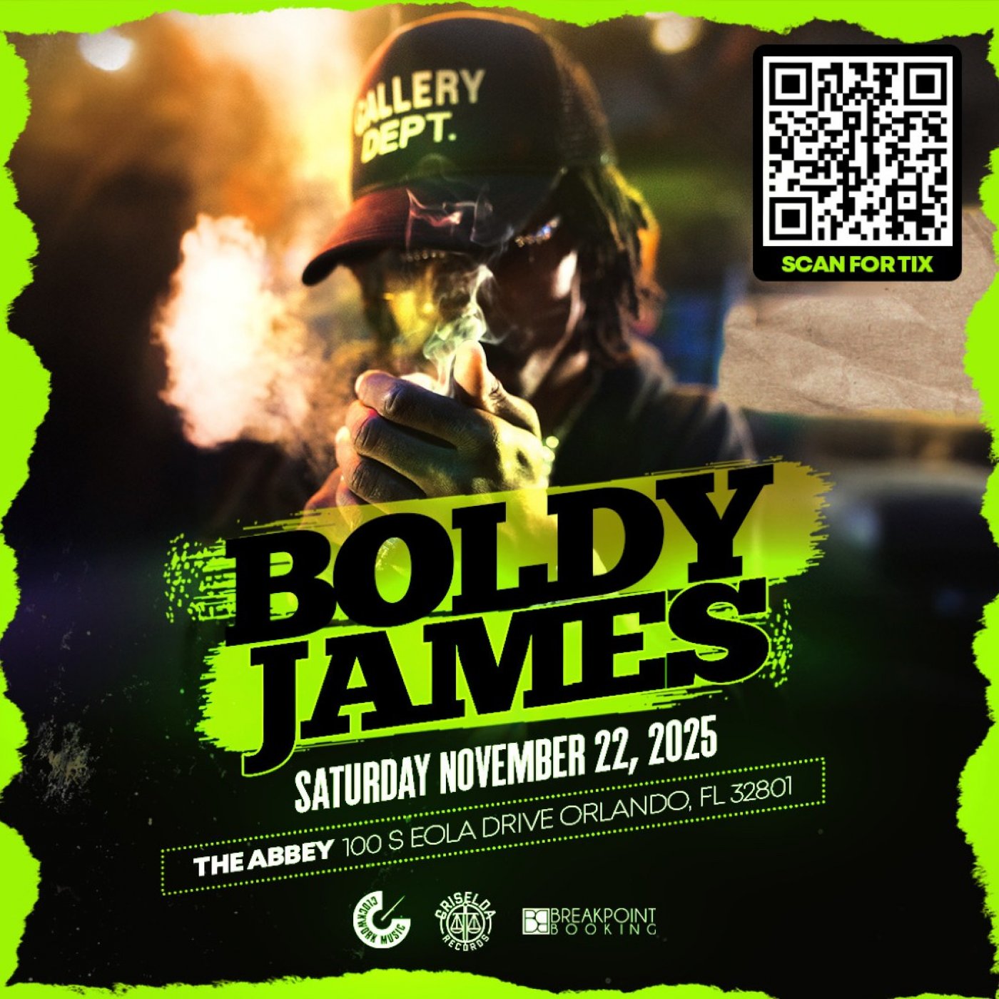 BOLDY JAMES LIVE IN ORLANDO NOV 22ND