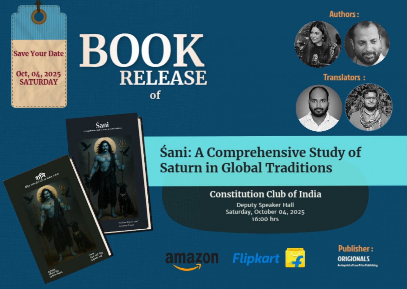 Book launch-Shani: A Comprehensive Study of Saturn in Global Traditions