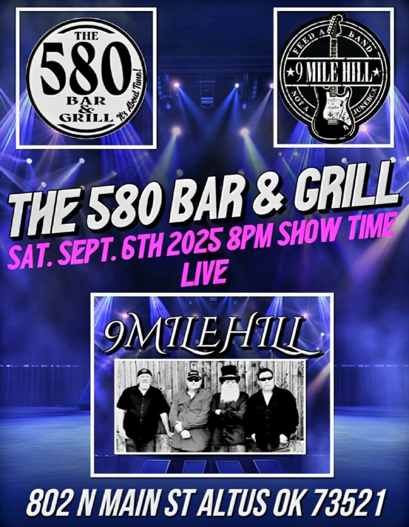 9MILEHILL LIVE @ The 580 Bar & Grill