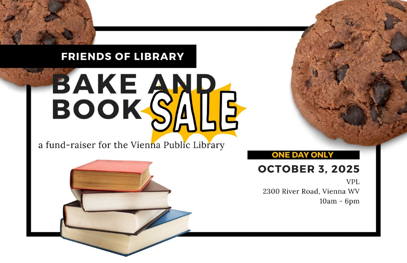Friends Of Vienna Public Library Book and Bake Sale