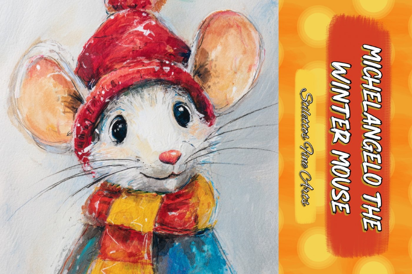 IN STUDIO: Back to the Basics Acrylic Painting: Beginner Level 1 - Michelangelo the Winter Mouse