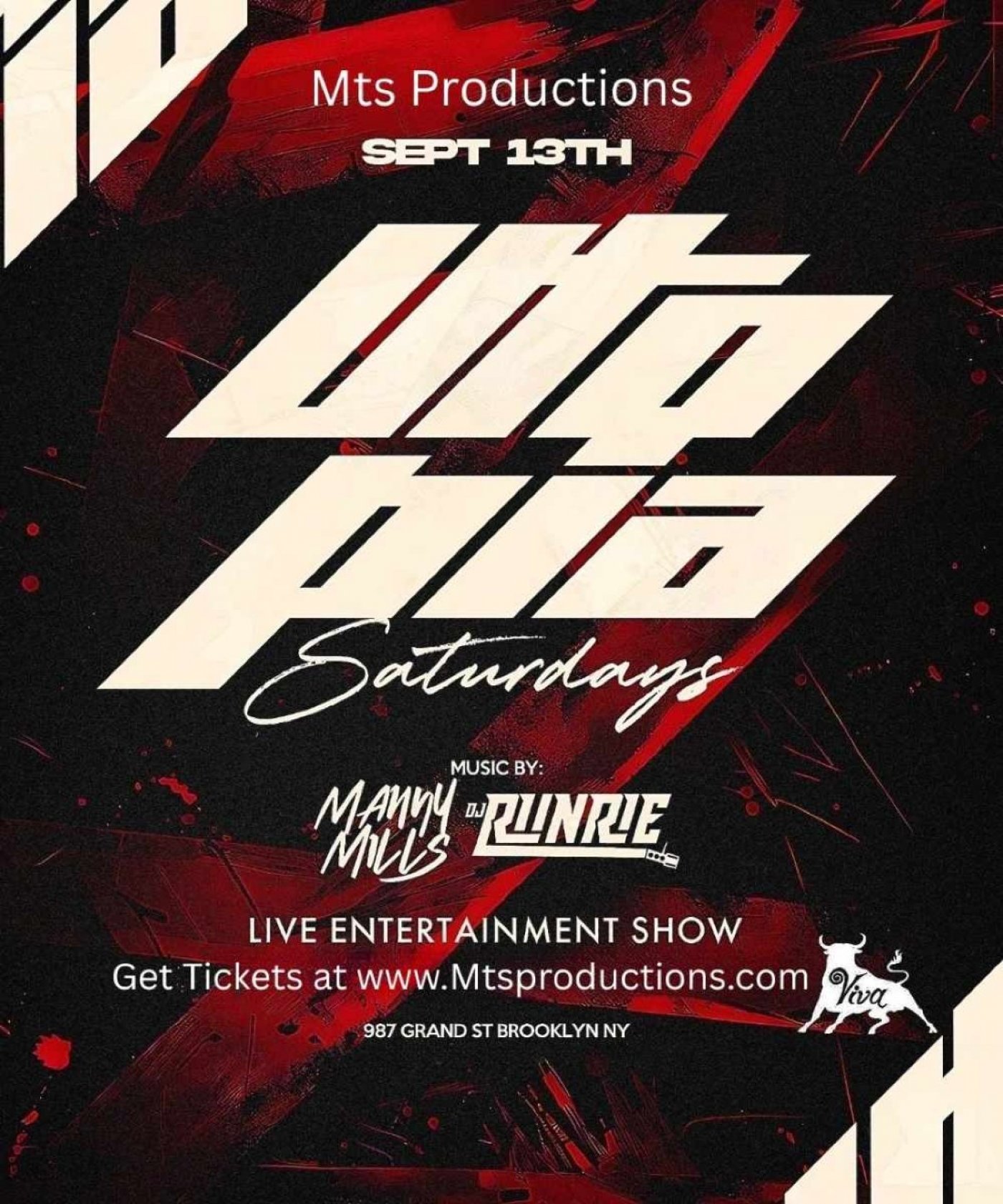 Utopia Saturdays \u2013 September 13th at Viva Toro Nightclub Williamsburg