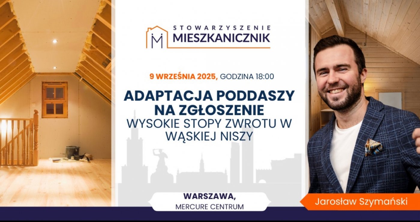 Adaptacja poddaszy na zg\u0142oszenie - wysokie stopy zwrotu w w\u0105skiej niszy