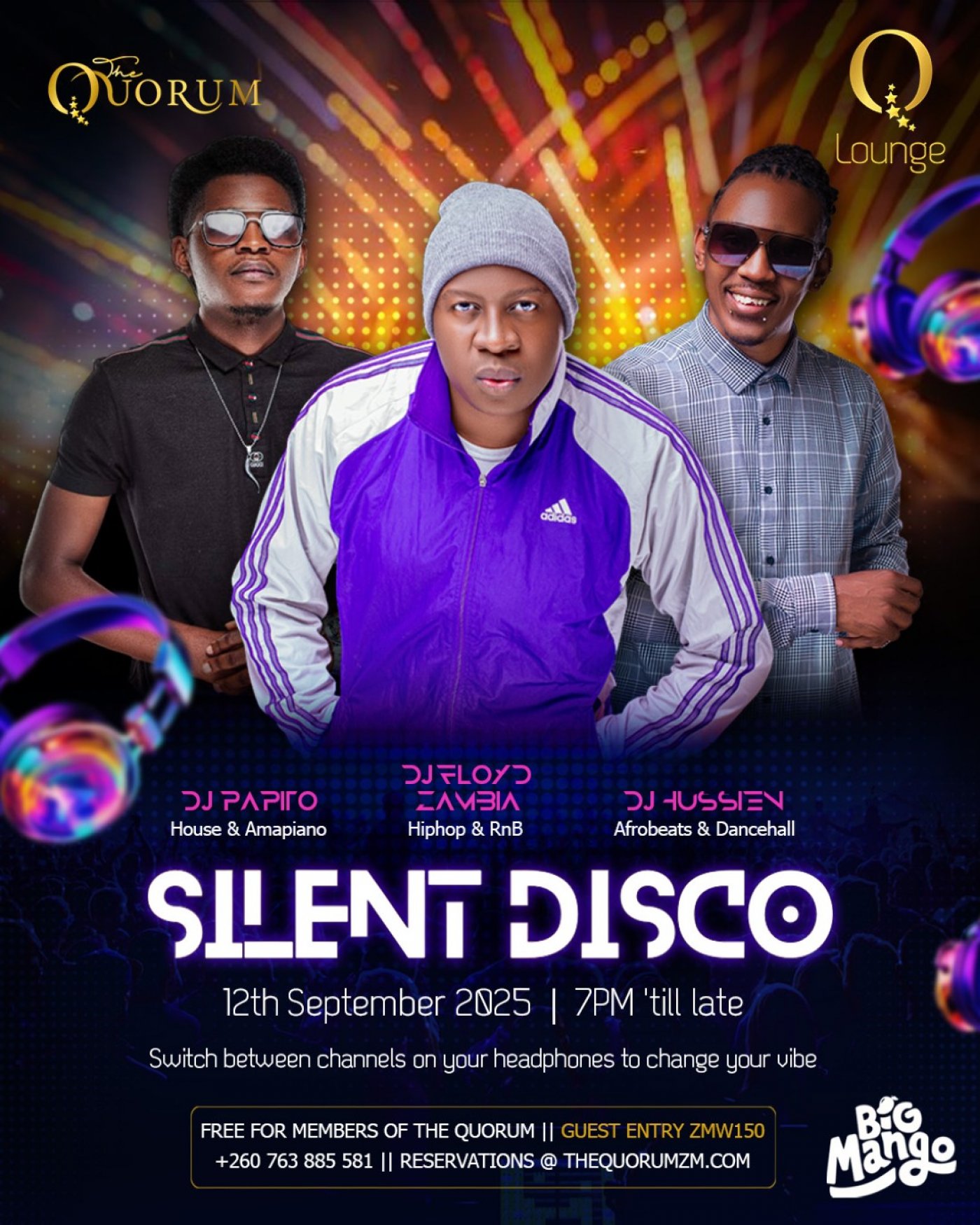 The Quorum's SILENT DISCO
