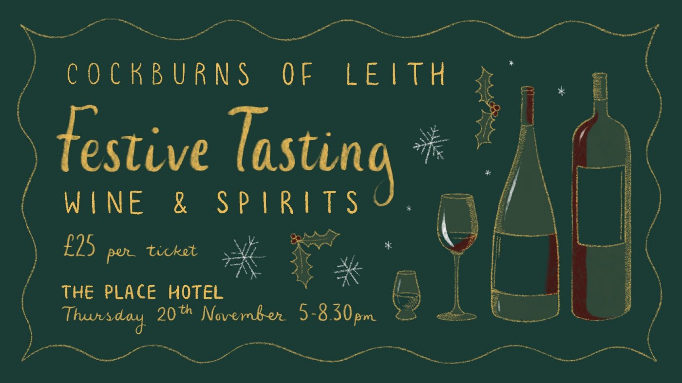 Cockburns of Leith Festive Wine & Spirits Tasting