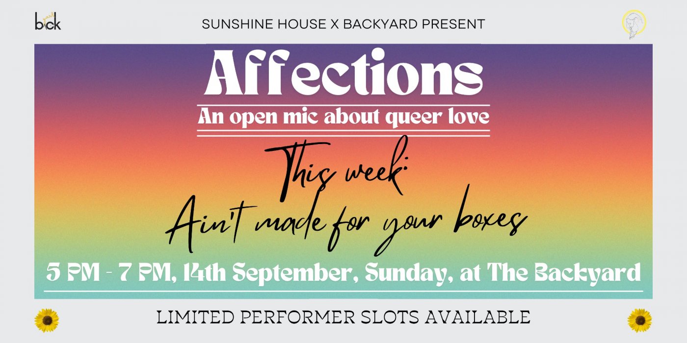 Affections - A Queer Open Mic