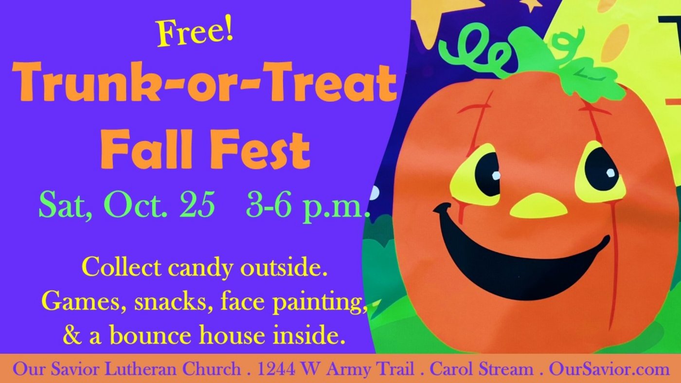 Trunk-or-Treat Fall Fest @ Our Savior Lutheran Church