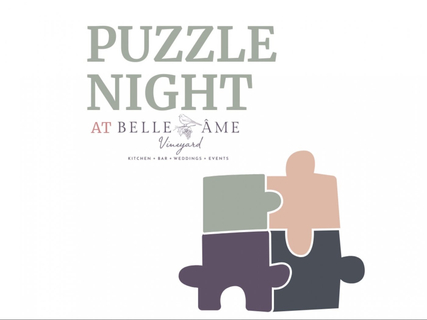 Puzzle Night at Belle Ame
