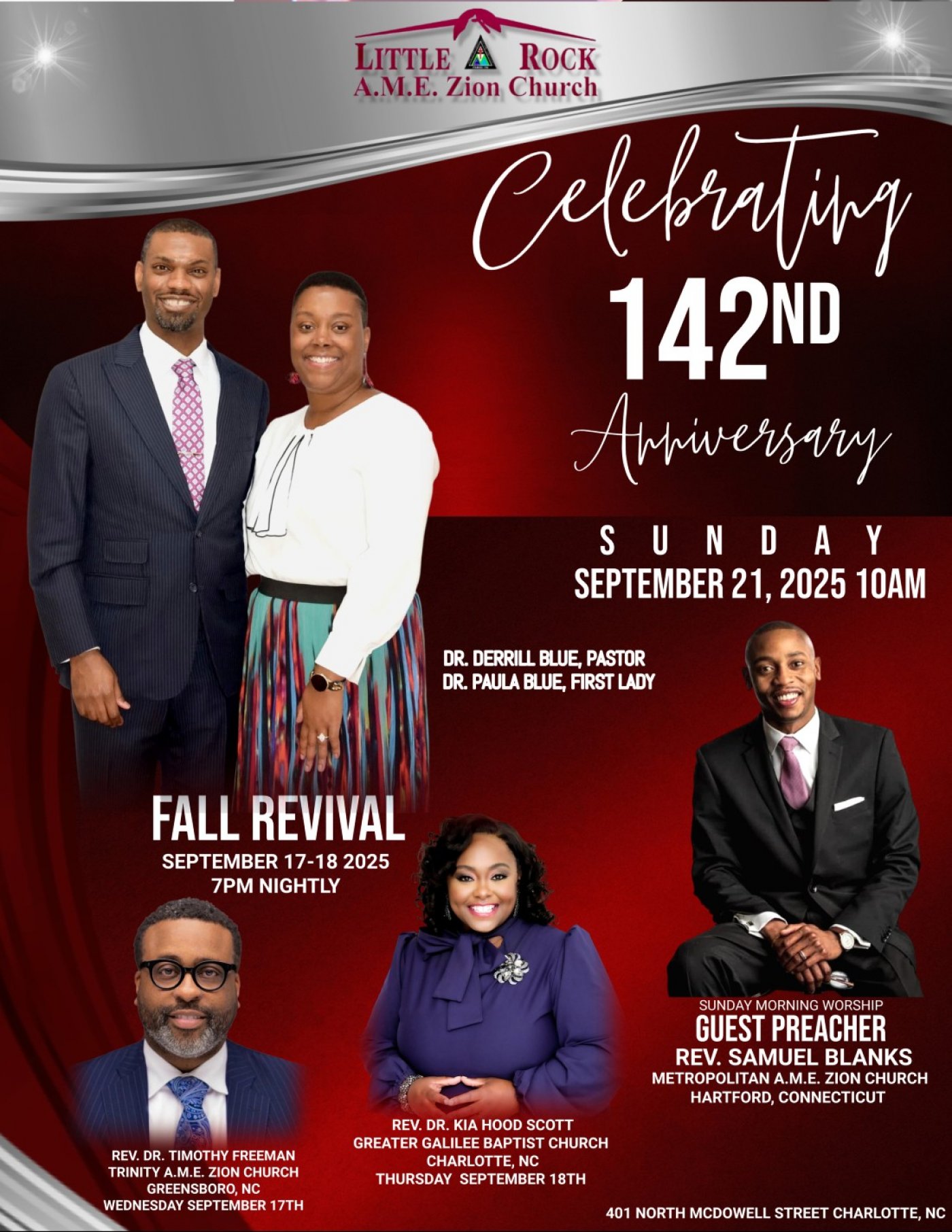 Little Rock A.M.E. Zion Church 142nd Anniversary